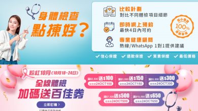 健康網購 全線體檢 產品 折扣 優惠碼 百佳超市禮券